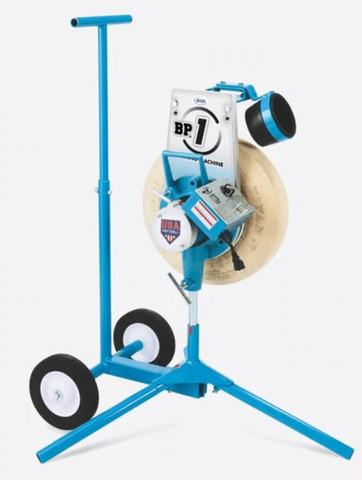 BP1 Softball Pitching Machine    NEW with cart